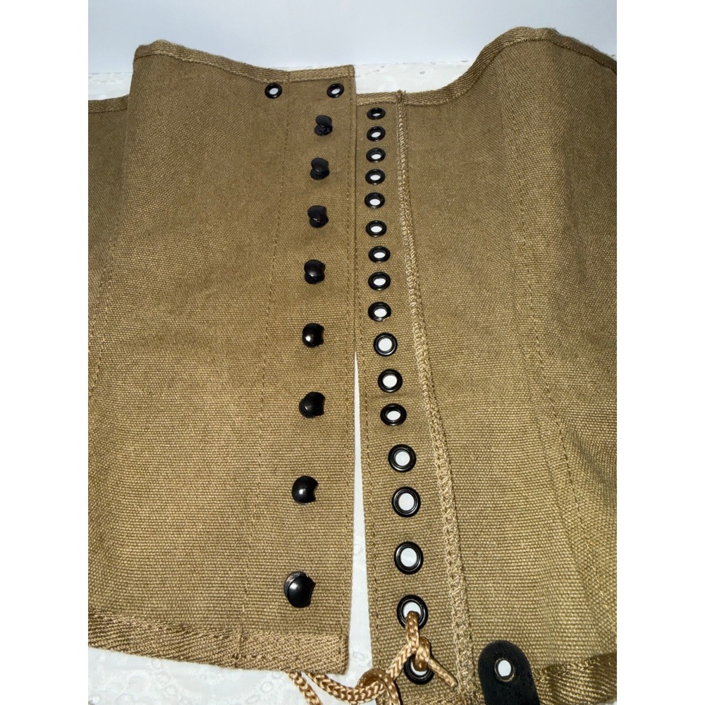 US Military Canvas Gaiters Marked 1943 & Ammunition Pouch 1942 Set - Picture 4 of 11
